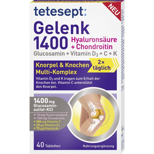 Hàng Đức Tetesept Glucosamin 1550 hộp 40 viên