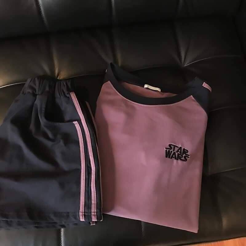 Set Thể Thao Nam Nữ Unisex Quảng Châu Cao Cấp, Bộ Thể Thao Star War Năng Động Thoải Mái