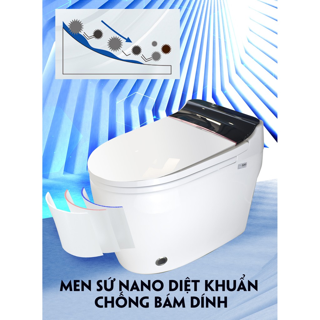 Bồn cầu thông minh Lotus Gold 17 - Smart Toilet Lotus Gold 17 chính hãng, Công nghệ Nhật Bản