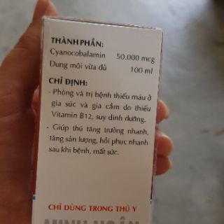 Dung dịch vitamin b12 100ml