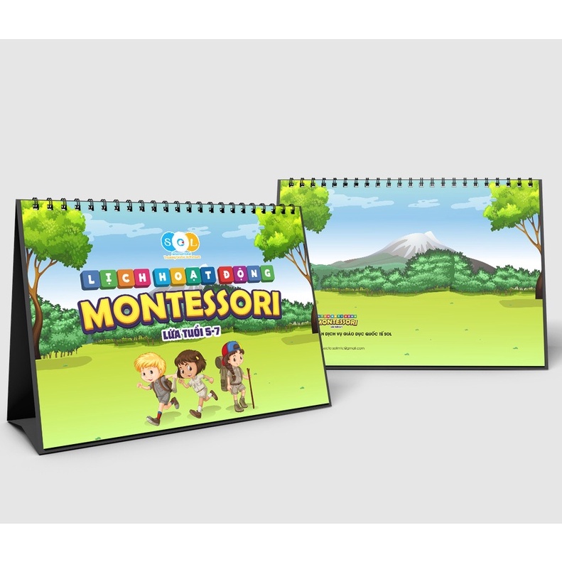 Lịch hoạt động MONTESSORI - Hành trình 365 ngày hạnh phúc