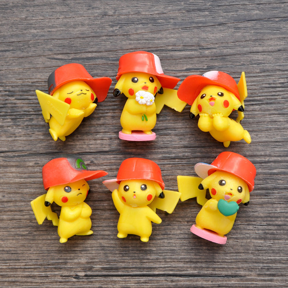 Set 6 mô hình đồ chơi nhân vật trong Pokemon