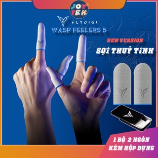Flydigi feelers 5 sợi thuỷ tinh - Găng tay chơi game chống mồ hôi tay, bao tay chơi game pubg ff siêu nhạy giá rẻ 2 ngón thumbnail