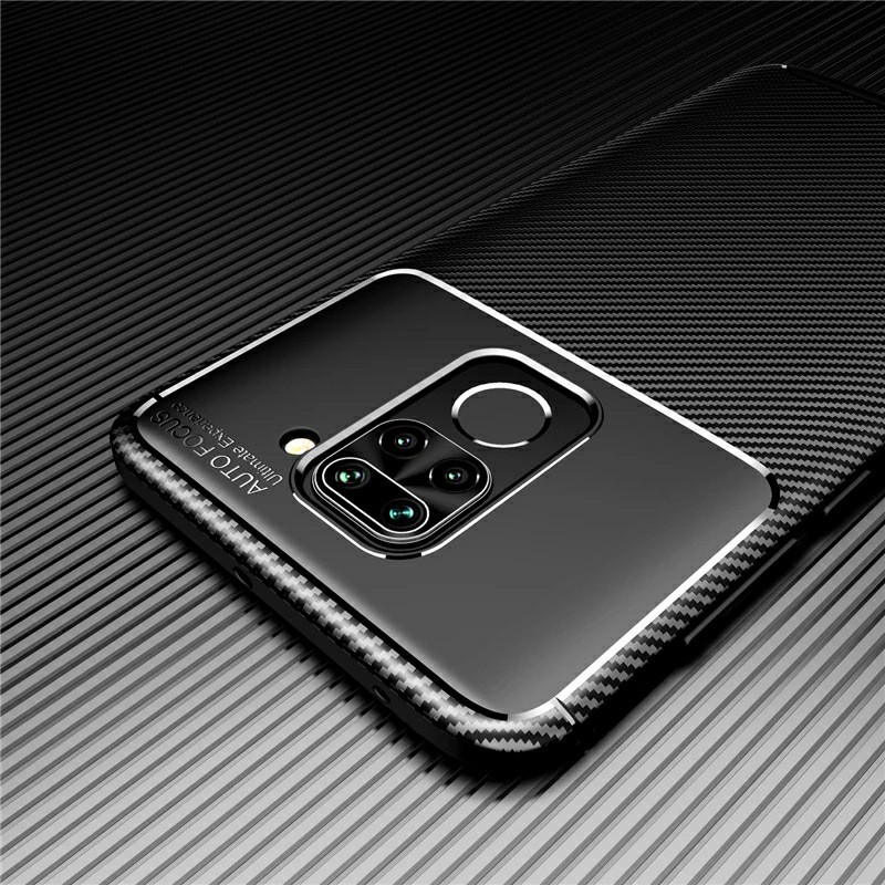Ốp lưng Xiaomi Redmi Note 9 / Redmi 10X 4G vân rằn ri hiệu Auto Focus chống mồ hôi vân tay