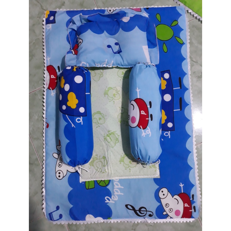 Bộ gối nệm trẻ sơ sinh chống thấm