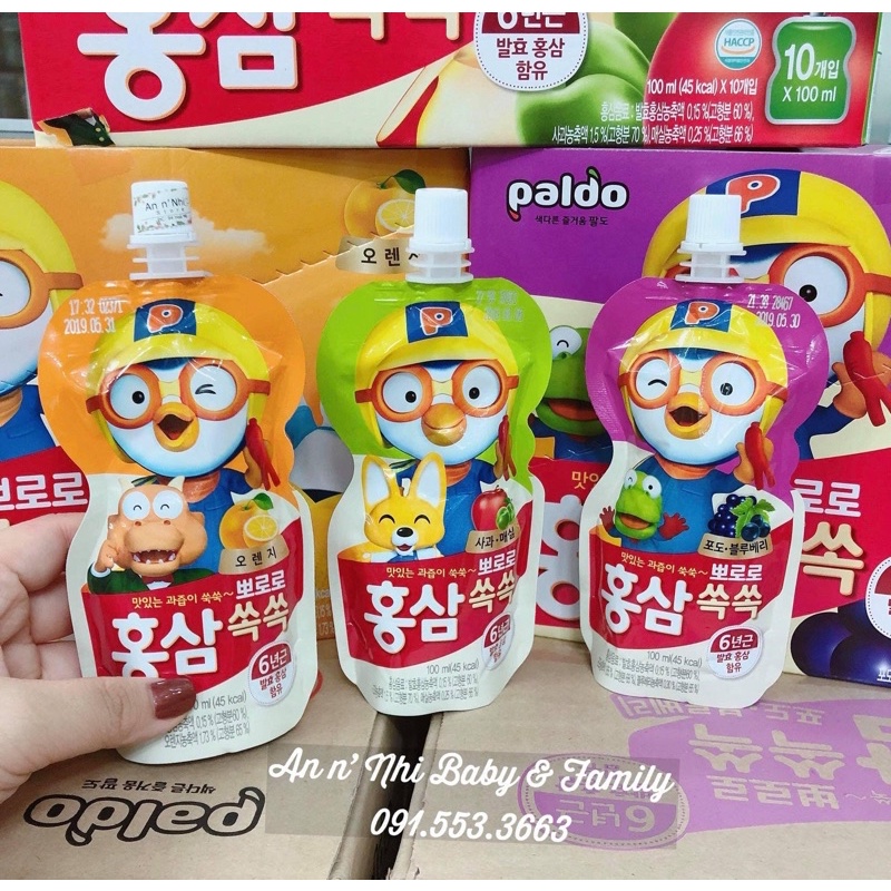 HỒNG SÂM PALDO HÀN QUỐC