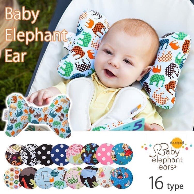 Gối tai voi cao cấp cố định đầu cho bé