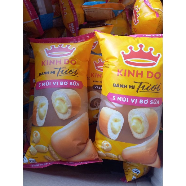 Bánh Mì 3 Múi vị Bơ Sữa Kinh Đô
