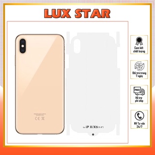 Miếng Dán Mặt Lưng Iphone PPF Full Viền Chất Liệu Tự Phục Hồi 6/6s/7/7plus/8/8plus/plus/x/xr/xs/11/12/13/14/pro/max
