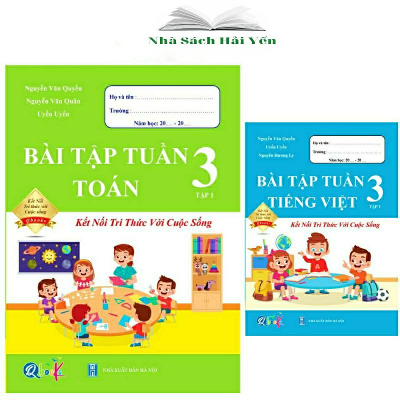 Sách - Combo Bài Tập Tuần Toán Và Tiếng Việt Lớp 3 - Kết Nối Tri Thức Với Cuộc Sống - Học Kì 1