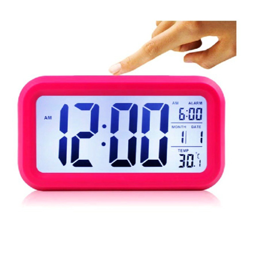 Đồng hồ báo thức đa năng điện tử để bàn màn hình LCD đa chức năng VS STORE