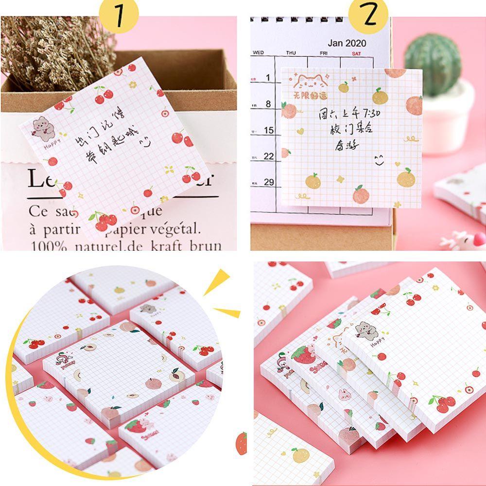 Sổ Ghi Chú 1 Trang Trí Hình Trái Dâu / Cherry Xinh Xắn