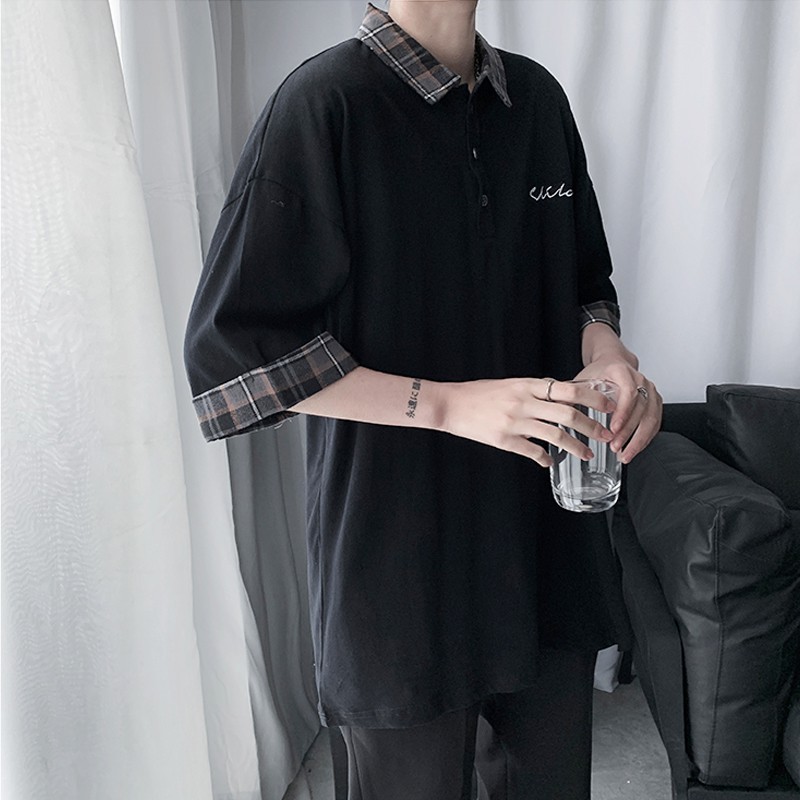 Áo Sơ Mi Caro Ngắn Tay Cá Tính Dành Cho Nam | BigBuy360 - bigbuy360.vn