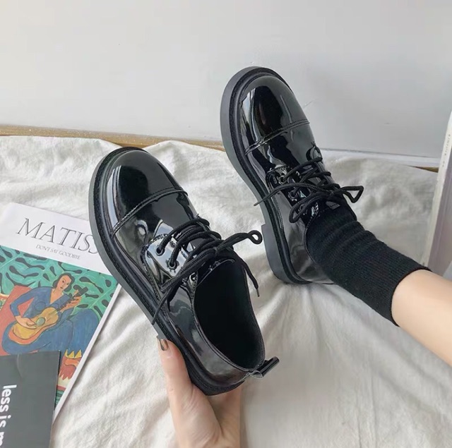 [SẴN bóng 36, lì 36] Boots cổ thấp dáng tròn tròn đáng iu lắm nè các nàng | BigBuy360 - bigbuy360.vn