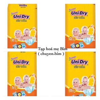 Bỉm dán Unidry size S46, M42, L38, Xl34