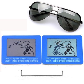 Miếng test kính phân cực - test polarized