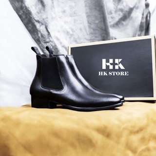 Giày CHELSEA BOOTS chính hãng 👑 HK.STORE 👑 Hàng cao cấp da bò thật 100% hot trend 2021 da mềm lót êm đi cực thoải mái.