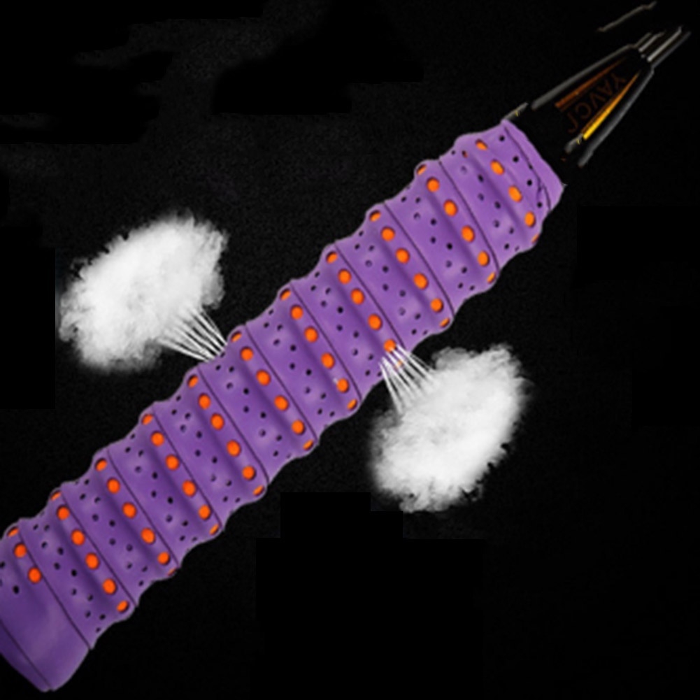 1 cuộn dây quấn cán vợt cầu lông chống trượt dài 1m 11 màu