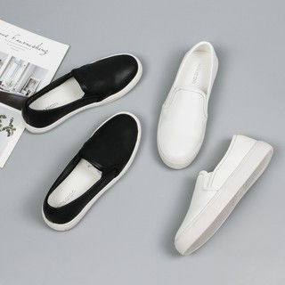 Giày slip on nữ 3p - kaleea qhk1925 - giầy bệt nữ cao cấp, vnxk , sử dụng da thật đàn hồi cao ,đế đúc chống