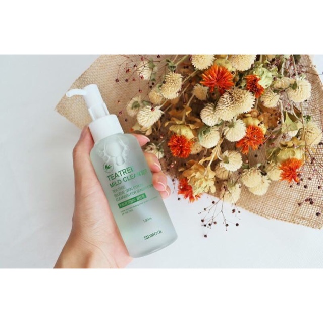 Sữa rửa mặt sidmool teatree mild cleanser