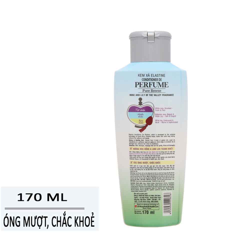 Kem xả Elastine dưỡng tóc Pure Breeze 170ml-Óng mượt, chắc khoẻ