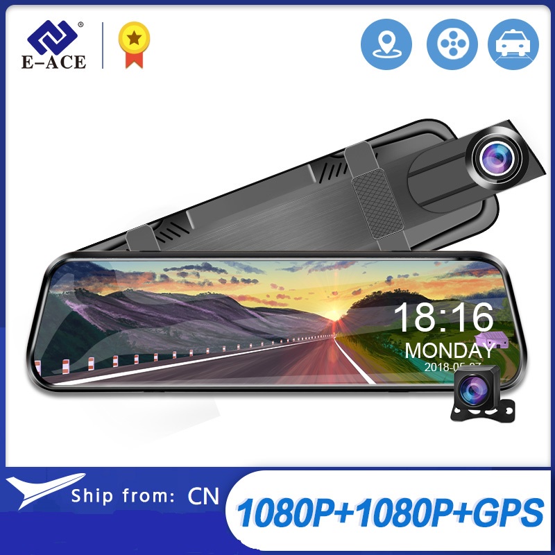 Camera chiếu hậu độ phân giải 1080 PD cỡ 10inch tiện dụng khi đỗ xe hơi