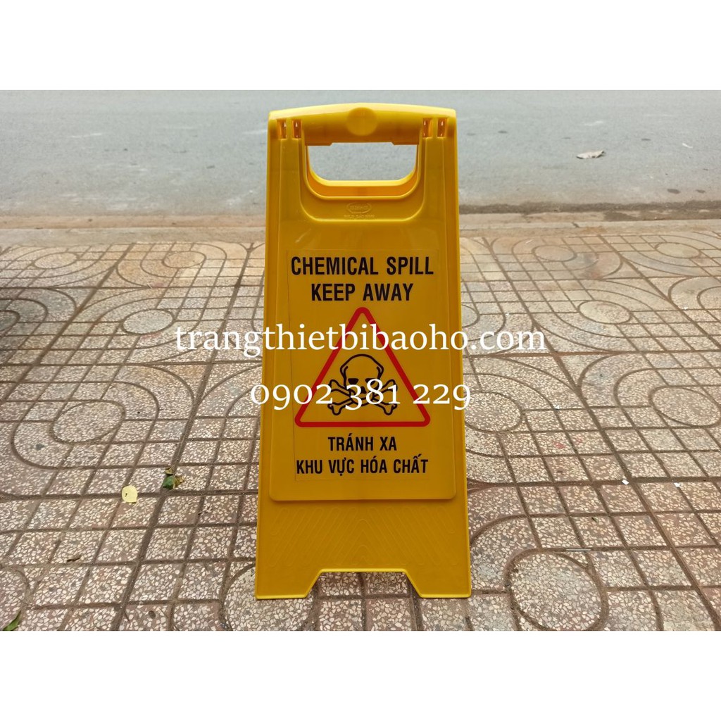 Biển báo chữ A - Tránh xa khu vực hóa chất