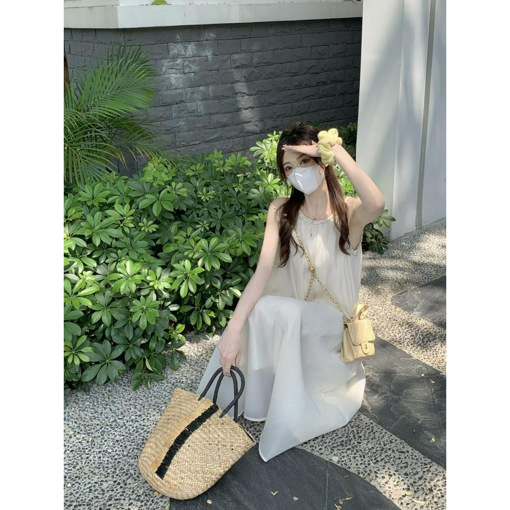 Đầm Hai Dây Dáng Dài Vừa Thời Trang Đi Biển 64082