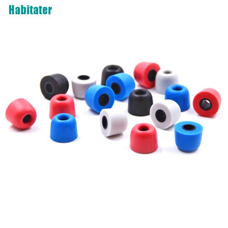1 Cặp (2 Miếng) Bọc Tai Nghe Nhét Tai Cách Âm Bằng Cao Su Non 5mm