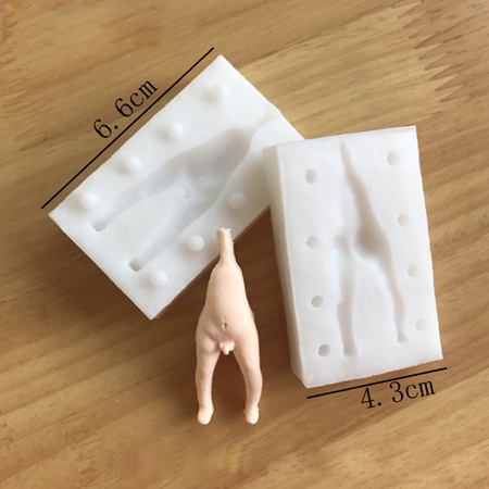 Khuôn Silicone Làm Bánh Tạo Hình Cơ Thể Em Bé Độc Đáo