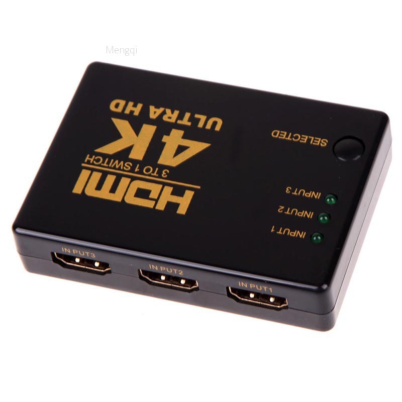 Mengqi✨4K*2K 3In 1Out Port HDMI Switch Switcher Hub Splitter Ultra HD for HDTV PC -dc3145 | BigBuy360 - bigbuy360.vn