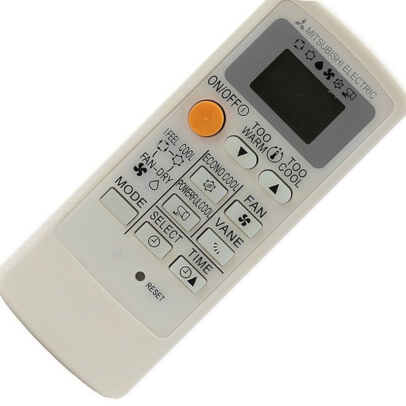 remote-điều khiển điều hòa MITSUBISHI ELECTRIC mặt trắng-tặng pin