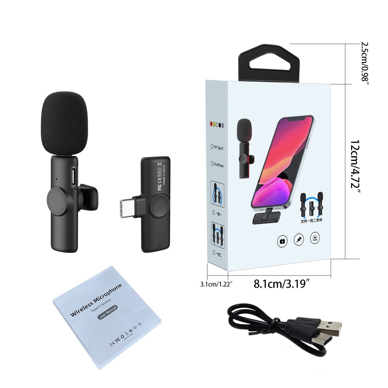 Bộ Micro Truyền Tín Hiệu Có Mic Tiện Dụng