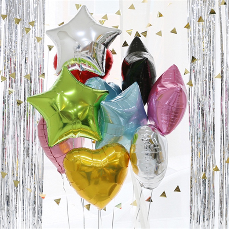 Bong Bóng Trang Trí Hình Ngôi Sao Năm Cánh 18 inch