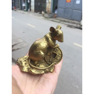 TƯỢNG CHUỘT (TÝ) BẰNG ĐỒNG VÀNG