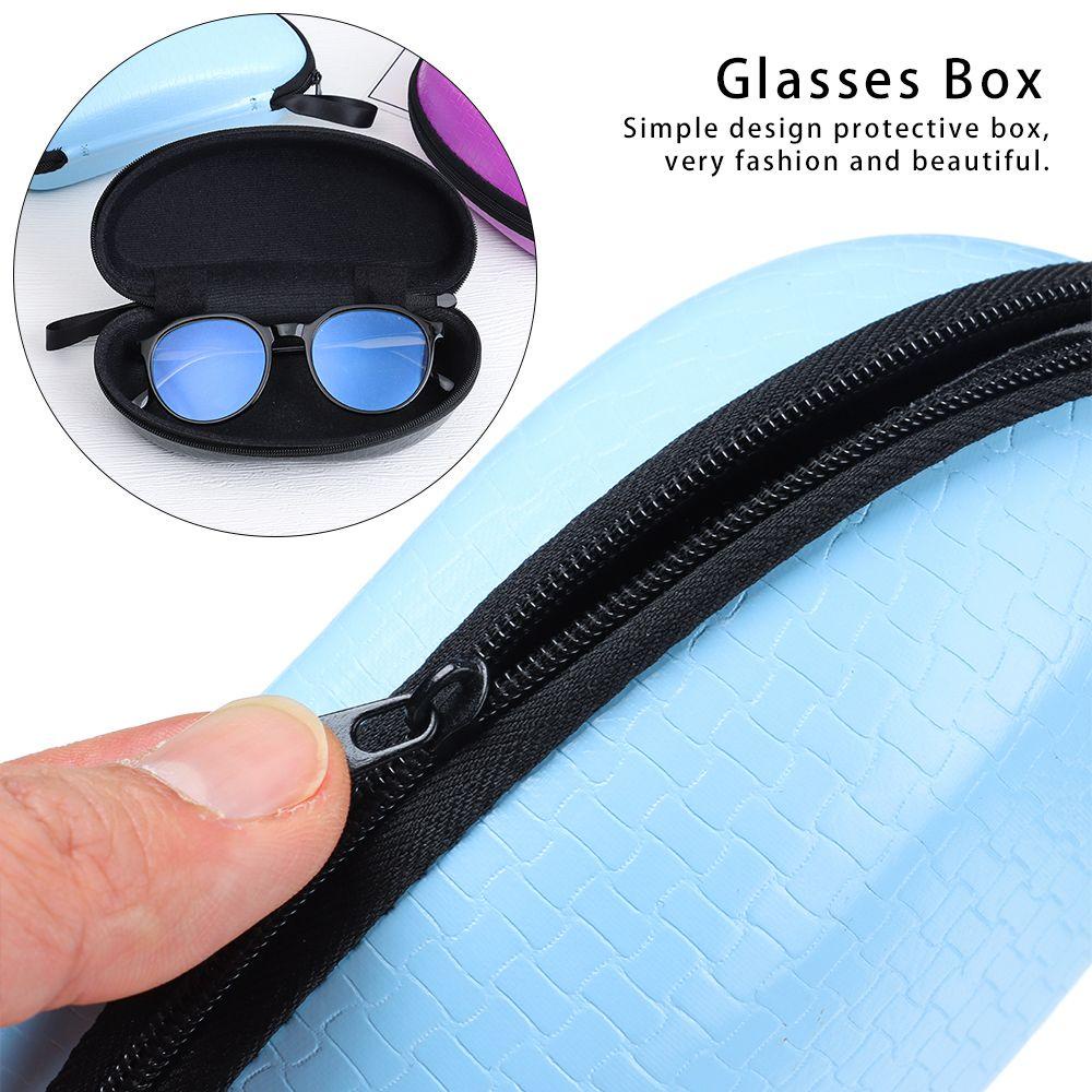 Hộp Đựng Mắt Kính Có Khóa Kéo Di Động Tiện Dụng Giá Đỡ