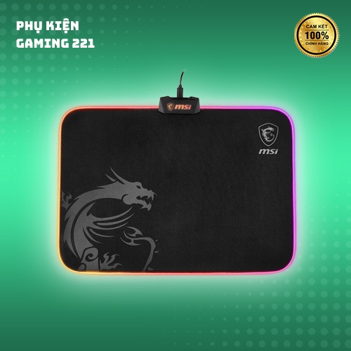 Bàn Di Chuột - Lót Chuột Mousepad MSI Agility GD60 có LED RGB - Hàng Chính Hãng