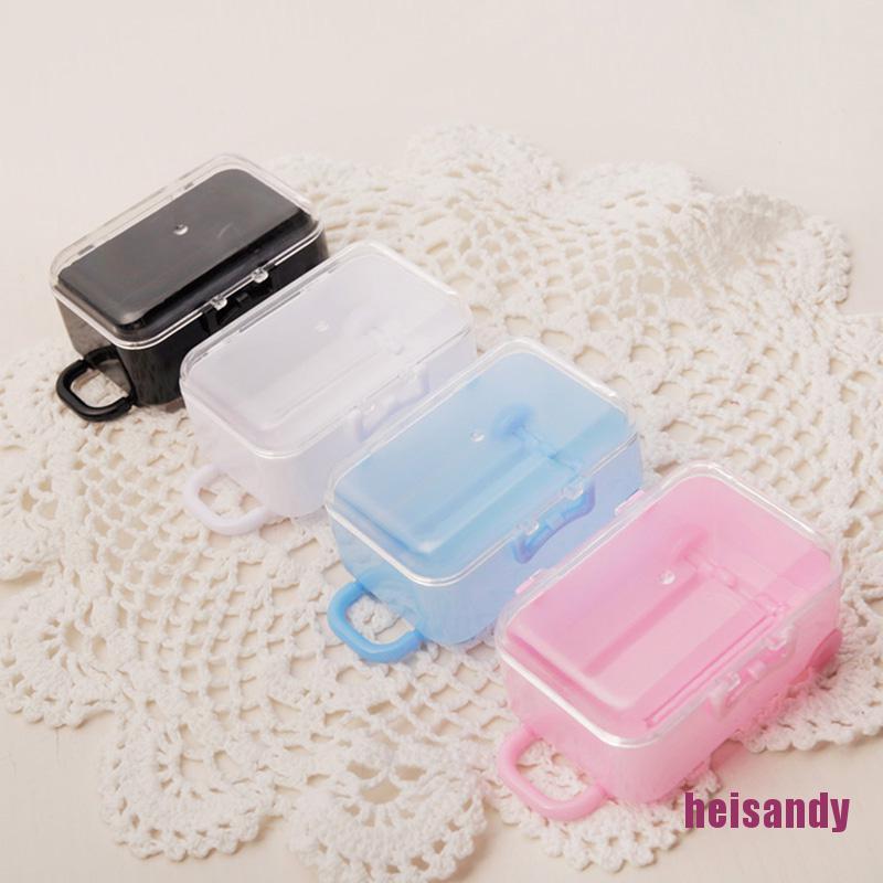 [quw] Mini Rolling Travel Suitcase Box Wedding Favors Party Reception Candy Toy jqy