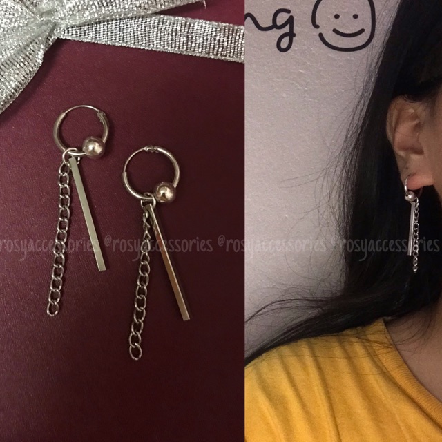 ROSY - KHUYÊN TAI TRÒN PHỐI XÍCH G-DRAGON BIGBANG