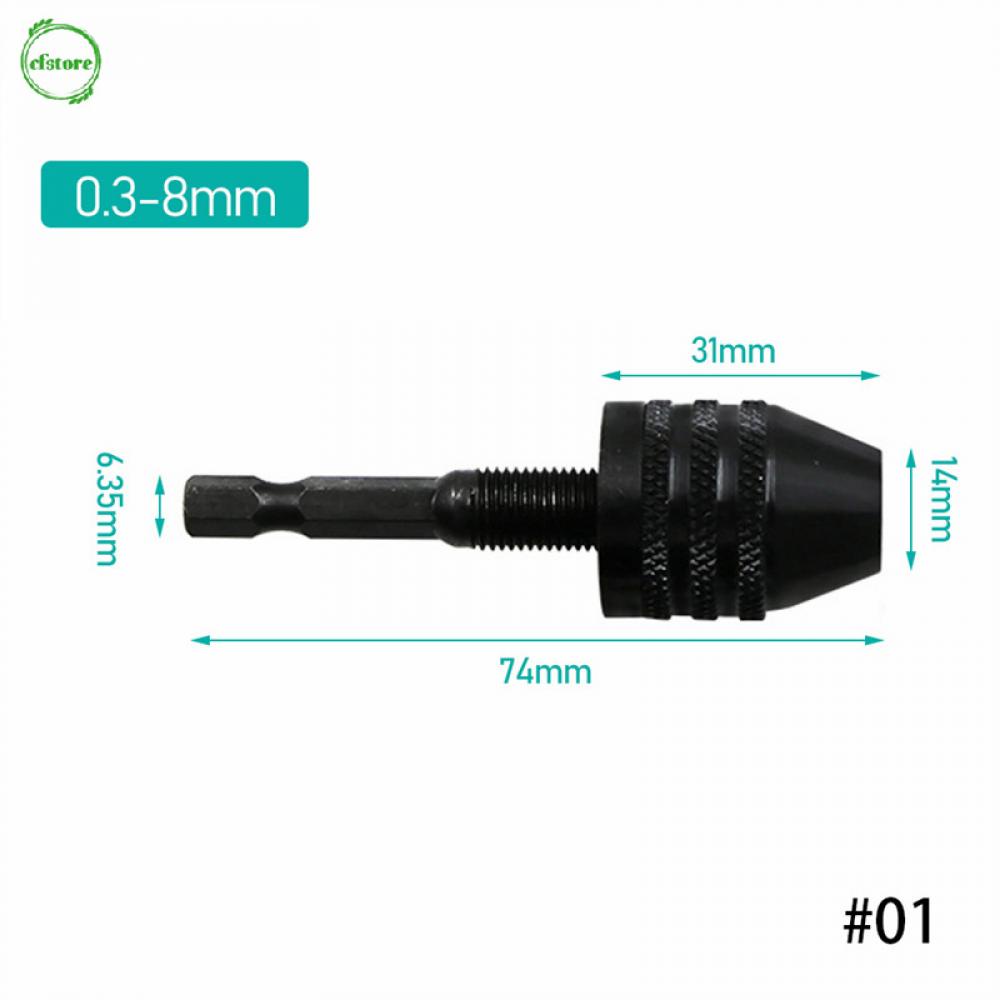 Đầu Kẹp Mũi Khoan Lục Giác Mini Không Khóa Chuyên Dụng