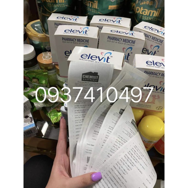 -Elevit bầu úc vitamin tổng hợp 100 viên