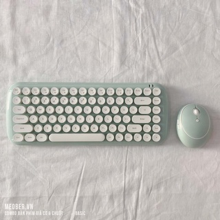 Bộ bàn phím không dây giả cơ & chuột MOFII Candy/Mini Basic