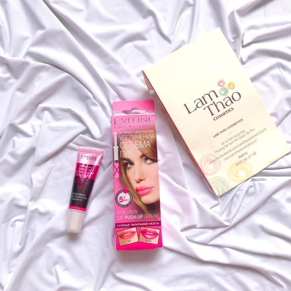 Serum làm căng và dưỡng môi Hyaluron Lip Push-up Serum Eveline | BigBuy360 - bigbuy360.vn