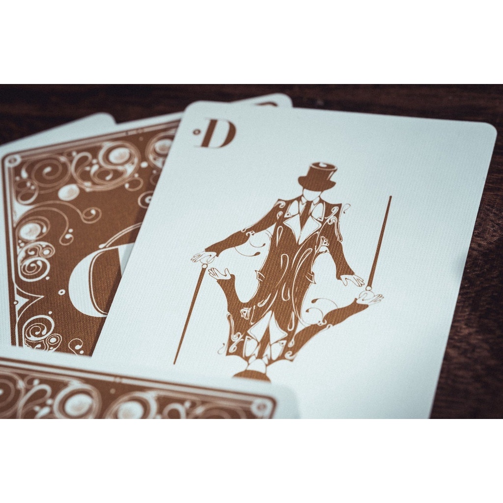 Set bài tây Poker Cardistry D&D x CardMafia Smoke & Mirror v8 Gold Playing Cards