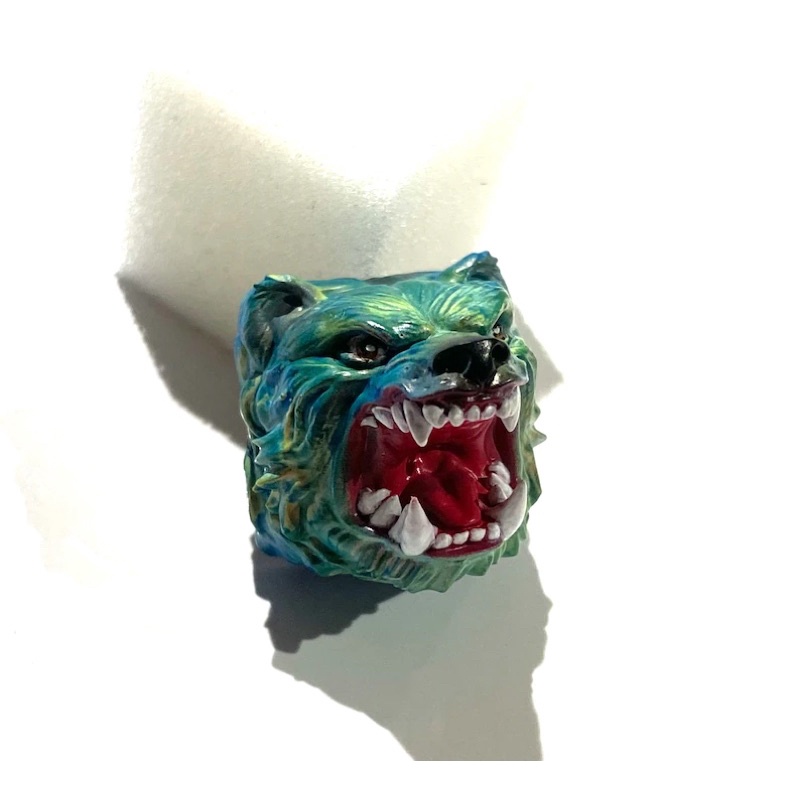Nút bàn phim cơ Ma Sói.Keycap resin Wolf Man.Keycap Artisan