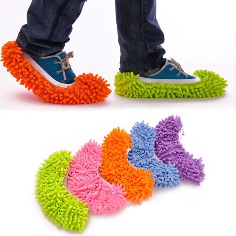 Giày lười 2in1 kiêm dụng cụ lau nhà tiện lợi,Thiết kế sáng tạo tiện dụng cho mọi nhà.