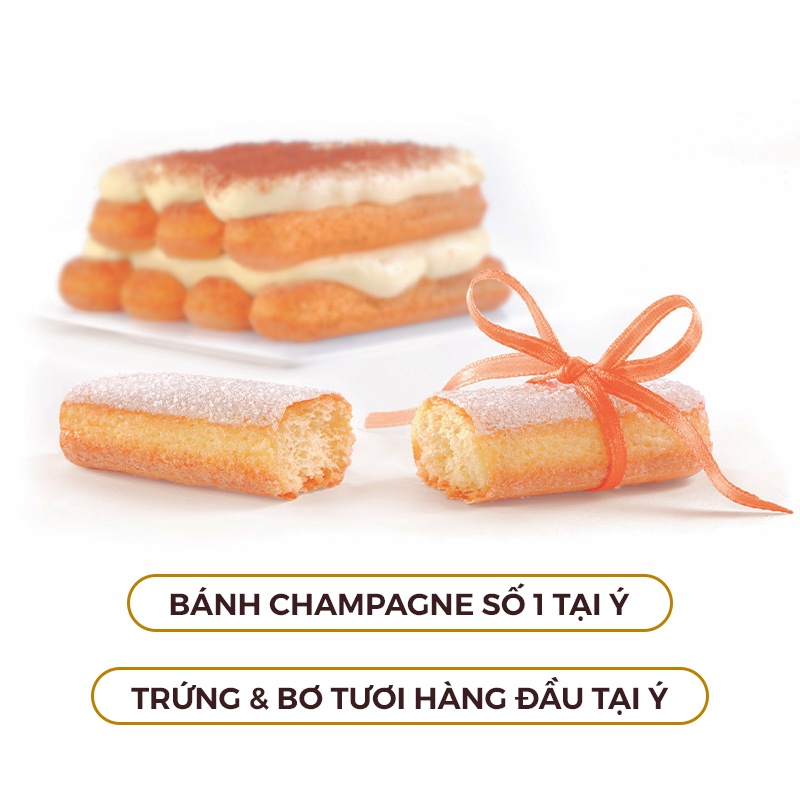 Bánh Sâm Banh Ladyfinger Vicenzovo Ý 200G - Nhập Khẩu Ý -