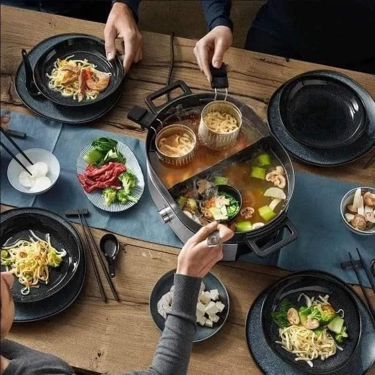 Nồi lẩu kiêm hấp Wmf Lono Hot Pot &amp; Steam [Hàng Đức]
