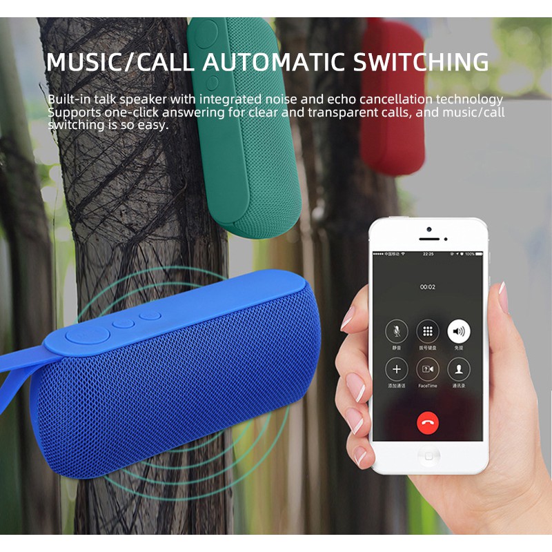 Loa Bluetooth KAYINUO Q106 Thẻ loa Bluetooth không dây di động 3D Loa siêu trầm âm thanh nổi hiện đại
