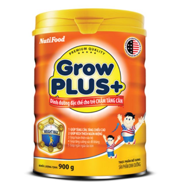 SỮA GROW PLUS CAM NUTIFOOD 900G